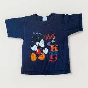 Vintage 1990s Disney Mickey Mouse Florida Shirt Youth Medium 6-8